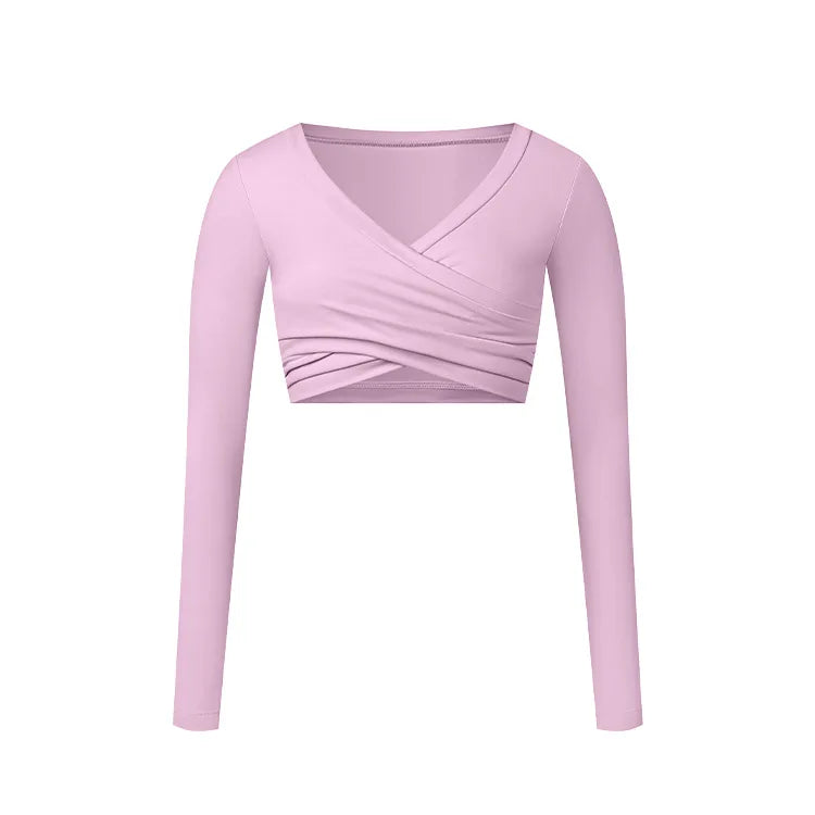 Refine™ Cropped Long sleeve Yoga Shirt