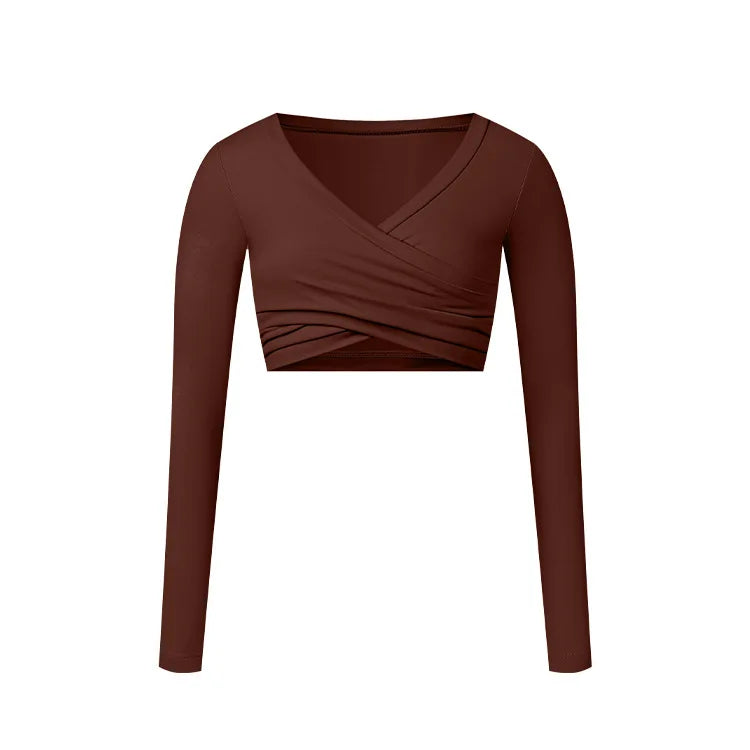 Refine™ Cropped Long sleeve Yoga Shirt