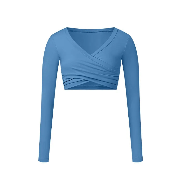 Refine™ Cropped Long sleeve Yoga Shirt