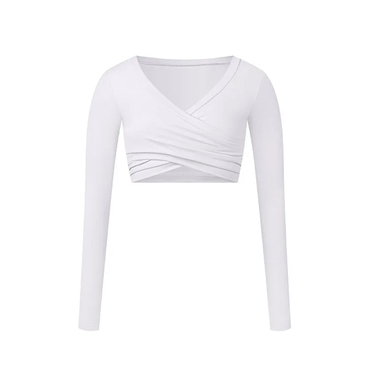 Refine™ Cropped Long sleeve Yoga Shirt