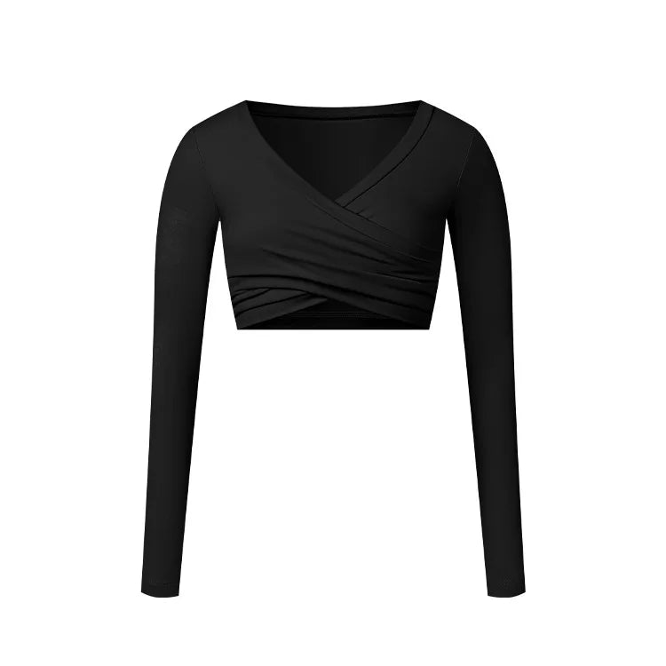 Refine™ Cropped Long sleeve Yoga Shirt